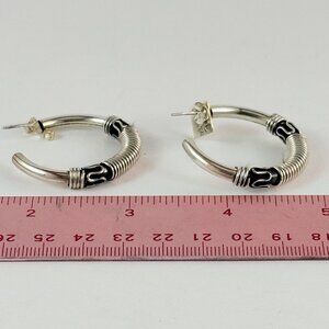 925 Sterling Silver Hoop Earrings